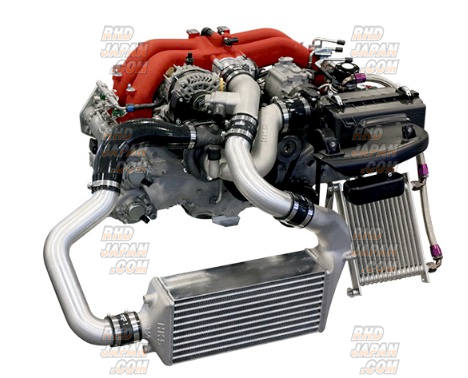 HKS Oil Cooler Kit S Type Black for Forced Induction Engines Black